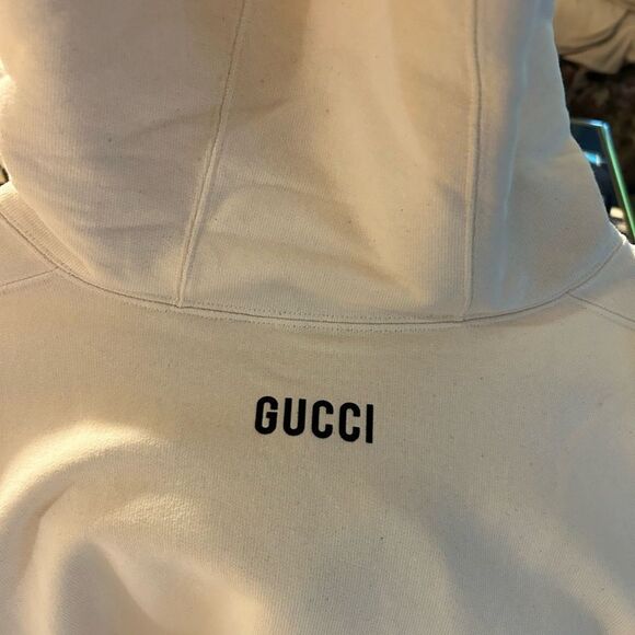 Men's Gucci, graphic print, cotton hoodie size XL made in Italy - Picture 11 of 11